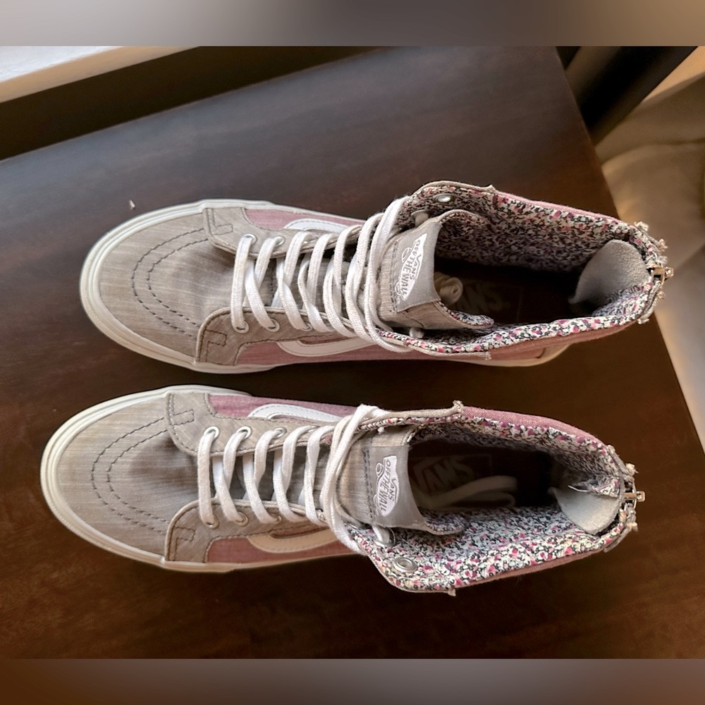Old School Vans Women’s High-top Zip-up Sneaker Size 9 - Picture 7 of 13